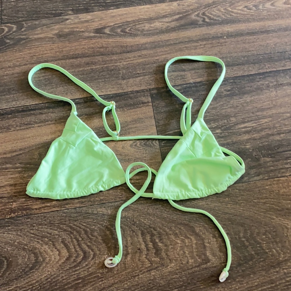 Kasa Kai Green Bikini Top